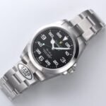Air-King 126900 VSF 1:1 Best Edition 904L Steel Black Dial on SS Bracelet VS3230