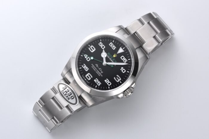 Air-King 126900 VSF 1:1 Best Edition 904L Steel Black Dial on SS Bracelet VS3230