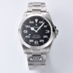 Air-King 126900 VSF 1:1 Best Edition 904L Steel Black Dial on SS Bracelet VS3230