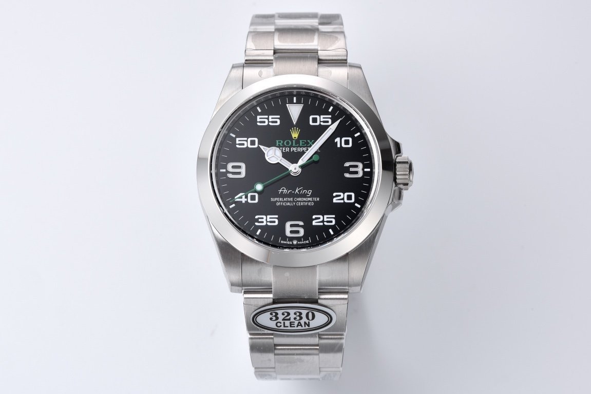 Air-King 126900 VSF 1:1 Best Edition 904L Steel Black Dial on SS Bracelet VS3230 Air-King 126900 VSF 1:1 Best Edition 904L Steel Black Dial on SS Bracelet VS3230
