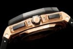 AP ROO 43mm 26420 Ceramic Bezel RG APSF 1:1 Best Edition Black/Silver Dial On Black Rubber Strap Super Clone SA4401(Free Sprung)