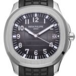 Aquanaut 5167 SS 3KF Best Edition Gray Dial on Black Rubber Strap A324 Super Clone V2