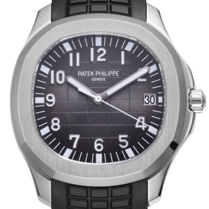 Aquanaut 5167 SS 3KF Best Edition Gray Dial on Black Rubber Strap A324 Super Clone V2