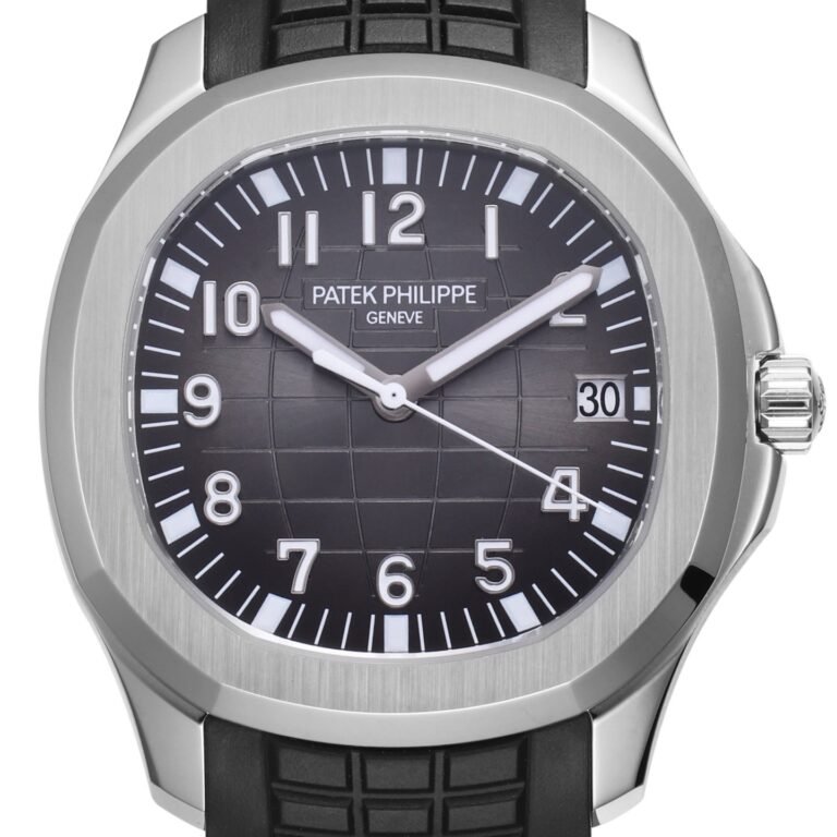 Aquanaut 5167 SS 3KF Best Edition Gray Dial on Black Rubber Strap A324 Super Clone V2