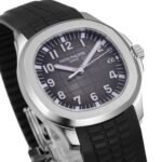 Aquanaut 5167 SS 3KF Best Edition Gray Dial on Black Rubber Strap A324 Super Clone V2