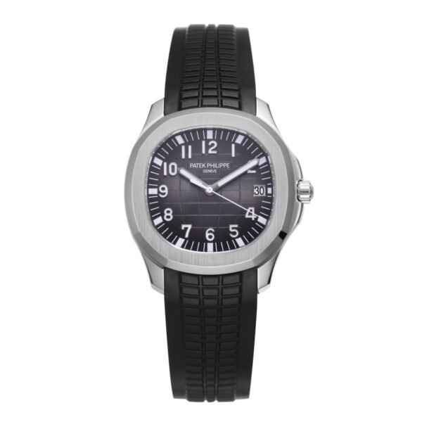 Aquanaut 5167 SS 3KF Best Edition Gray Dial on Black Rubber Strap A324 Super Clone V2