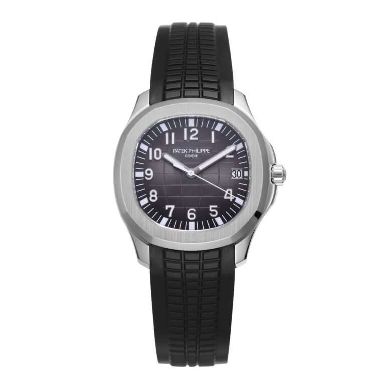 Aquanaut 5167 SS 3KF Best Edition Gray Dial on Black Rubber Strap A324 Super Clone V2