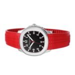 Aquanaut 5167 SS 3KF Best Edition Gray Dial On Red Rubber Strap A324 Super Clone V2