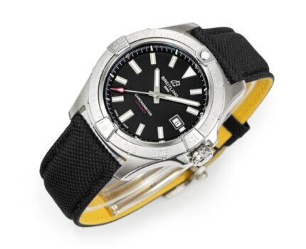 Avenger Chronometer 42mm SS BLSF 1:1 Best Edition Black Dial On Black Nylon Strap A2824