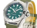 Avenger Chronometer 42mm SS BLSF 1:1 Best Edition Green Dial On Green Nylon Strap A2824