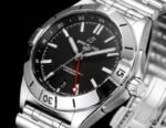 Chronomat 40mm GMT SS TWSF 1:1 Best Edition Black Dial on SS Bracelet A2836