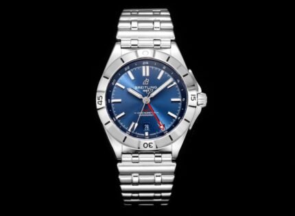 Chronomat 40mm GMT SS TWSF 1:1 Best Edition Blue Dial on SS Bracelet A2836
