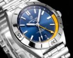 Chronomat 40mm GMT SS TWSF 1:1 Best Edition Blue/Yellow Dial on SS Bracelet A2836