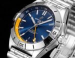 Chronomat 40mm GMT SS TWSF 1:1 Best Edition Blue/Yellow Dial on SS Bracelet A2836