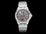 Chronomat 40mm GMT SS TWSF 1:1 Best Edition Gray Dial on SS Bracelet A2836