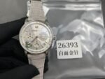 Code 11.59 Chrono 26393 SS APSF 1:1 Best Edition Silver Dial On Gray Leather Strap Super Clone SA4401