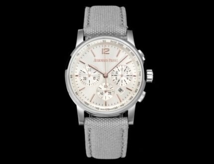 Code 11.59 Chrono 26393 SS/RG APPF Best Edition Silver Dial on Gray Nylon Strap A4401