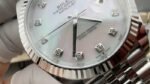 DateJust 126334 904L SS CF 1:1 Best Edition White MOP Dial Diamond Markers on Jubilee 904L SS Bracelet