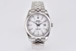 DateJust 126334 904L SS JDF 1:1 Best Edition White Dial Stick Markers on Jubilee 904L SS Bracelet