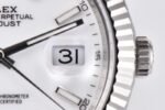 DateJust 126334 904L SS JDF 1:1 Best Edition White Dial Stick Markers on Jubilee 904L SS Bracelet