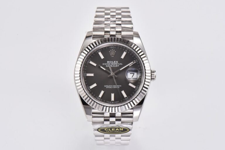 DateJust 41 126334 904L SS V2 VSF 1:1 Best Edition Gray Dial Stick Marker On Jubilee Bracelet DD3235