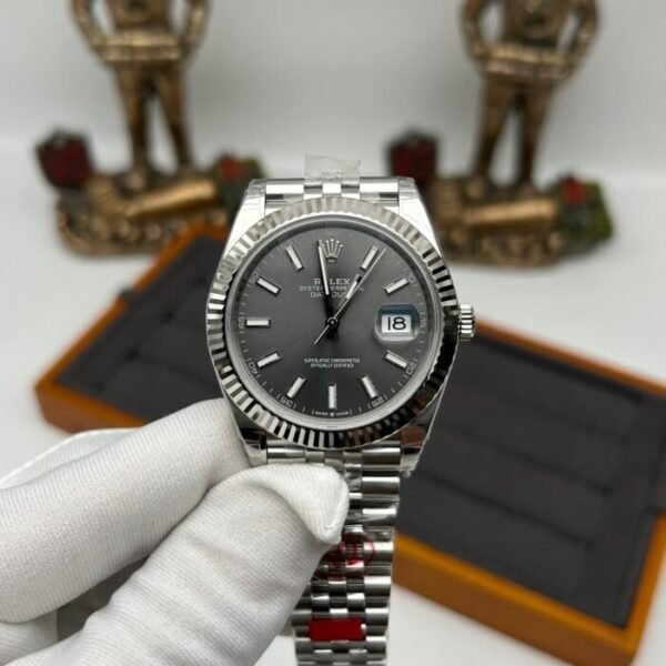 DateJust 41 126334 904L SS VSF 1:1 Best Version Grey Dial with Jubilee Strap VS3235