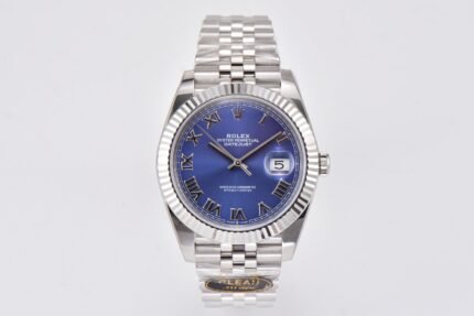 DateJust 41mm 126334 904 SS AR+F V2 1:1 Best Edition Blue Dial Roman Markers on Jubilee Bracelet SH3235