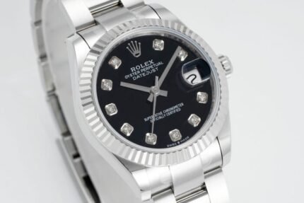 DateJust 41mm 126334 904 SS ARF 1:1 Best Edition Blue Dial Diamonds Markers on Jubilee Bracelet SH3235