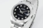 DateJust 41mm 126334 904 SS ARF 1:1 Best Edition Blue Dial Diamonds Markers on Jubilee Bracelet SH3235