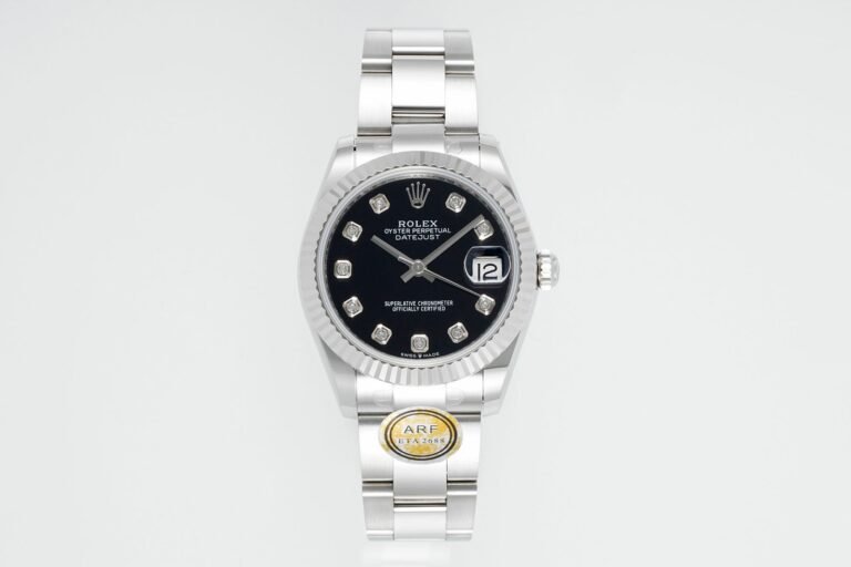 DateJust 41mm 126334 904 SS ARF 1:1 Best Edition Blue Dial Diamonds Markers on Jubilee Bracelet SH3235