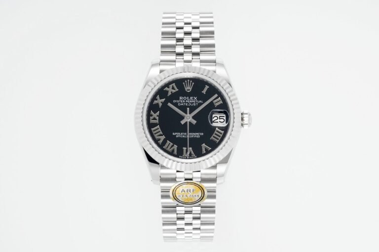 DateJust 41mm 126334 904 SS ARF 1:1 Best Edition Rhodium Dial Sticks Markers on Jubilee Bracelet SH3235