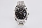 DateJust 41mm 126334 904 SS QF V2 1:1 Best Edition Black Dial Stick Marker On Jubilee Bracelet SH3235