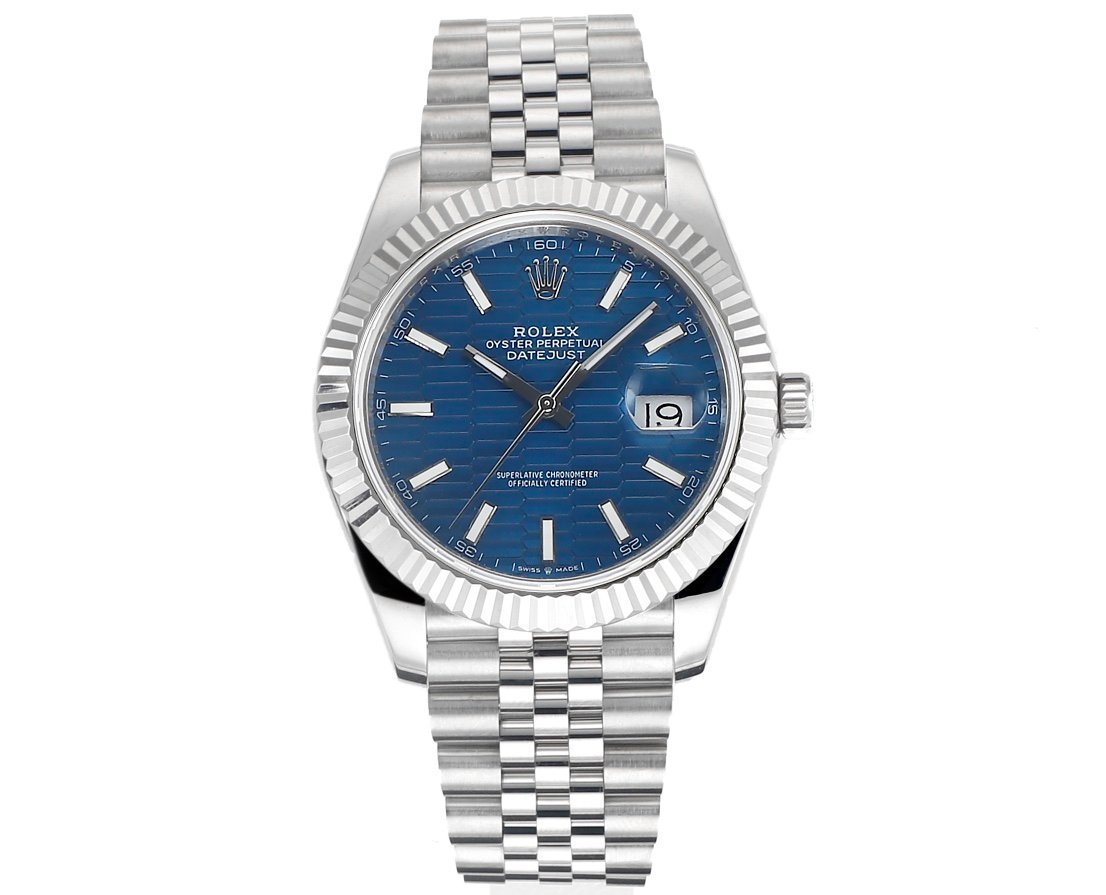 DateJust 41mm 126334 904 SS QF V2 1:1 Best Edition Blue Fluted Dial Stick Marker On Jubilee Bracelet DD3235 DateJust 41mm 126334 904 SS QF V2 1:1 Best Edition Blue Fluted Dial Stick Marker On Jubilee Bracelet DD3235