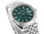 DateJust 41mm 126334 904 SS QF V2 1:1 Best Edition Green Dial Stick Marker On Jubilee Bracelet DD3235