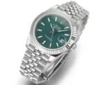 DateJust 41mm 126334 904 SS QF V2 1:1 Best Edition Green Fluted Dial Stick Marker On Jubilee Bracelet DD3235