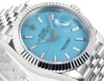 DateJust 41mm 126334 904 SS QF V2 1:1 Best Edition Ice Blue Dial Stick Marker On Jubilee Bracelet DD3235