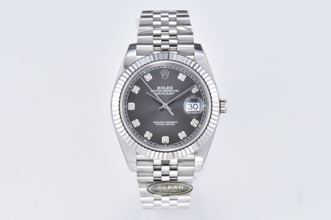 DateJust 41mm 126334 904 SS QF V2 1:1 Best Edition Rhodium Dial Diamond Marker On Jubilee Bracelet DD3235 DateJust 41mm 126334 904 SS QF V2 1:1 Best Edition Rhodium Dial Diamond Marker On Jubilee Bracelet DD3235