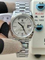 DateJust 41mm 126334 904 SS QF V2 1:1 Best Edition Silver Dial Stick Marker On Jubilee Bracelet DD3235