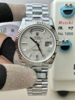 DateJust 41mm 126334 904 SS QF V2 1:1 Best Edition Silver Dial Stick Marker On Jubilee Bracelet DD3235