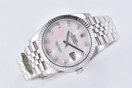 DateJust 41mm 126334 904 SS QF V2 1:1 Best Edition White MOP Dial Diamond Marker On Jubilee Bracelet DD3235