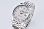 DateJust 41mm 126334 904 SS QF V2 1:1 Best Edition White MOP Dial Diamond Marker On Jubilee Bracelet DD3235