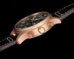 Pilot Chrono Spitfire IW377726 SS ZF 1:1 Best Edition Green Dial on Brown Leather Strap A7750
