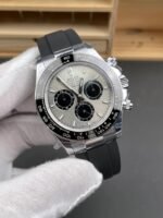 劳力士宇宙计型迪通拿 白金水泥灰橡胶款 型号：126519LN-0006 - 图片 3