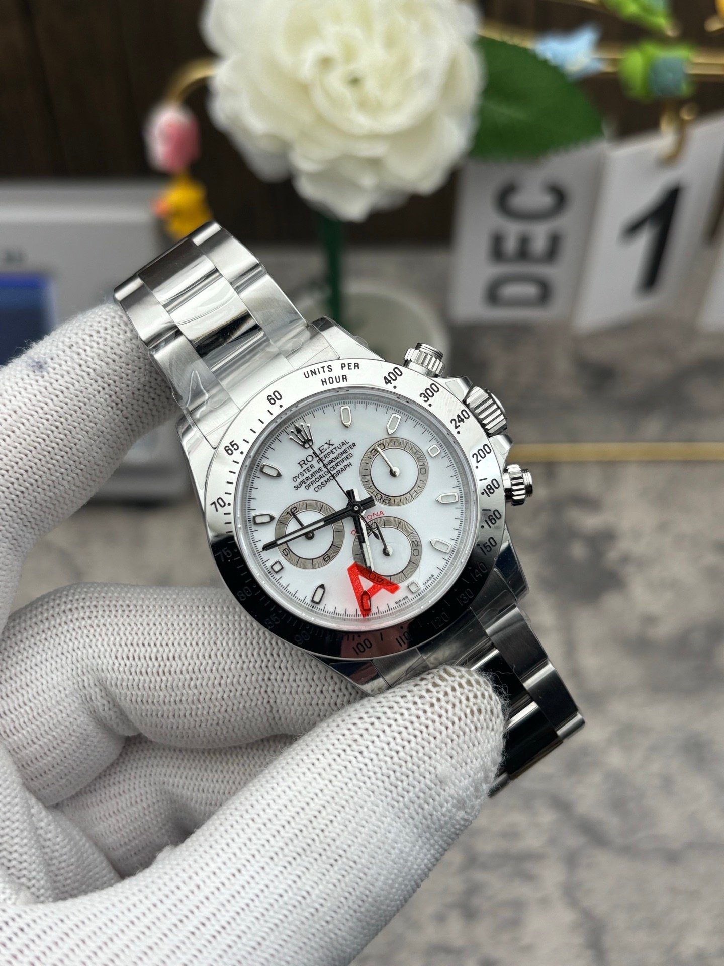 微信图片_20260702213244_306_20 力士宇宙计型迪通拿系列 Oyster Perpetual Cosmograph Daytona 40 毫米精钢白面阿拉伯数字计时腕表 - Image 1